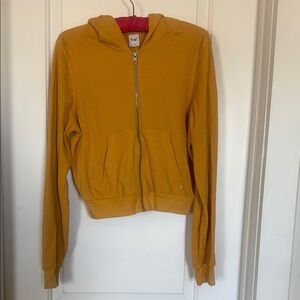 TNA waffle Hooded Zip-Up Jacket